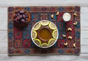 Arabic sweets, festive Arabic. photo