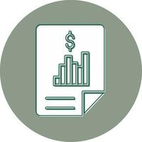 Financial Report Vector Icon