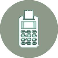 Pos Terminal Vector Icon