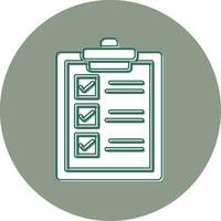 Checklist Vector Icon