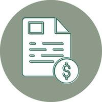 Financial Report Vector Icon