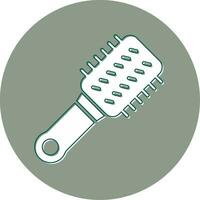 Hair Brush Vector Icon