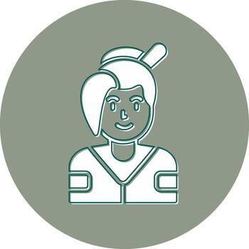 icono de vector de mujer