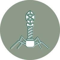 Bacteriophage Vector Icon