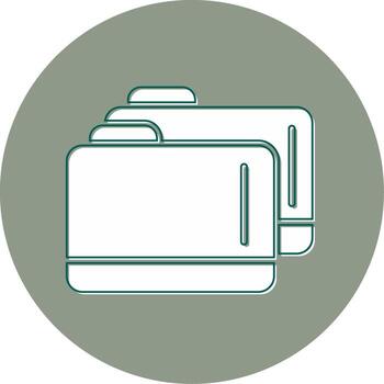 icono de vector de carpeta