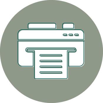 icono de vector de impresora