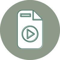 Video File Vector Icon