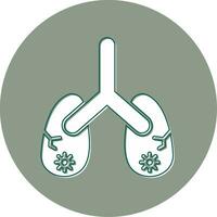 Lungs Vector Icon