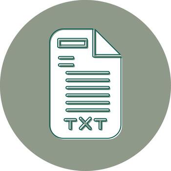 Text File Vector Icon