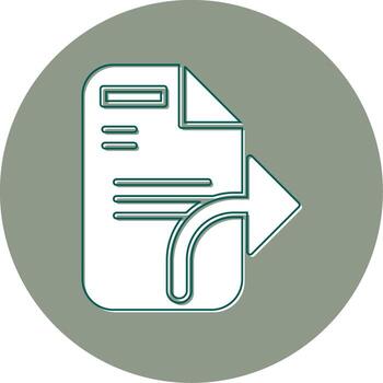 enviar archivo vector icono