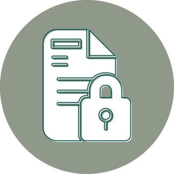 Secure Folder Vector Icon