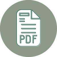 icono de vector de pdf