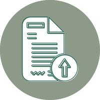 Upload File Vector Icon