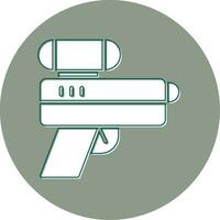 icono de vector de pistola láser