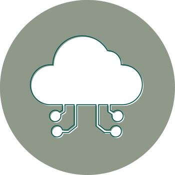 Cloud Computing Vector Icon