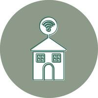 Smart House Vector Icon