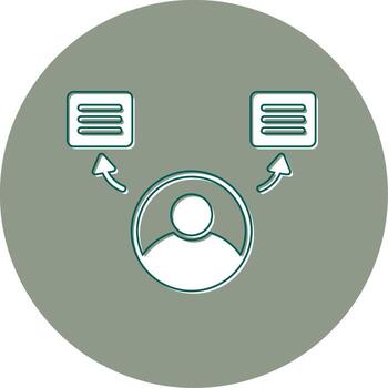 natural idioma Procesando vector icono