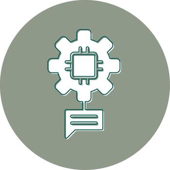 natural idioma Procesando vector icono