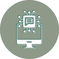Artificial Intelligence Vector Icon