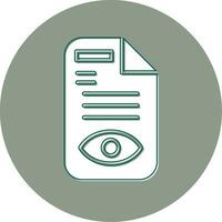 Document Vector Icon