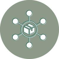 Distribution Center Vector Icon