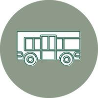 icono de vector de bus