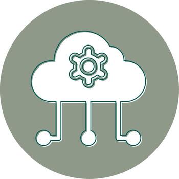 Cloud Computing Vector Icon