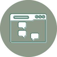 Group Chat Vector Icon