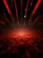 Ai Generative Backdrop Red Spotlights For Flyers, Banner and Backgrounds realistic image ultra hd high design photo