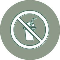 No Beverage Vector Icon