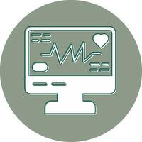 Electrocardiogram Vector Icon