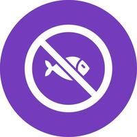 No Fishing Vector Icon