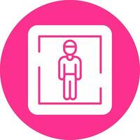 Male Toilet Sign Vector Icon