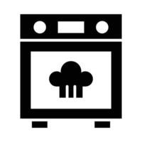 Steamer Oven Vector Glyph Icon For Personal And Commercial Use.
