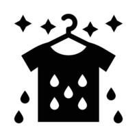 Wet Vector Glyph Icon For Personal And Commercial Use.