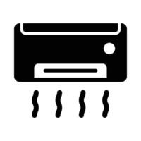 Air Conditioner Vector Glyph Icon For Personal And Commercial Use.