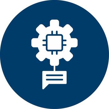 natural idioma Procesando vector icono