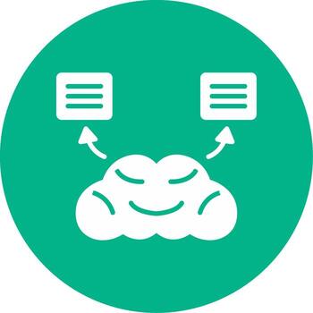 natural idioma Procesando vector icono