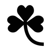 Clover Vector Glyph Icon For Personal And Commercial Use.