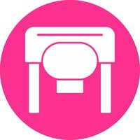 Textile Printing Vector Icon