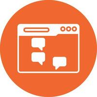 Group Chat Vector Icon