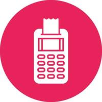 Pos Terminal Vector Icon