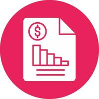 Financial Report Vector Icon