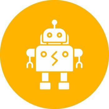 icono de vector de robot