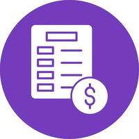 Invoice Vector Icon