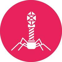 Bacteriophage Vector Icon