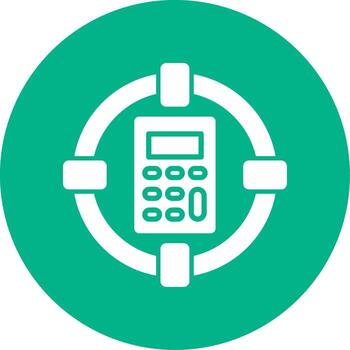 icono de vector de destino