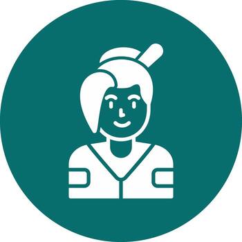 icono de vector de mujer