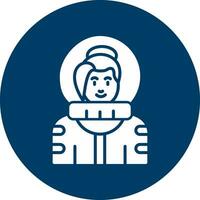 icono de vector de astronauta