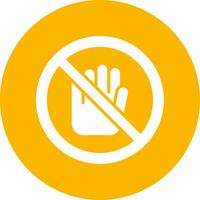 No Touch Vector Icon